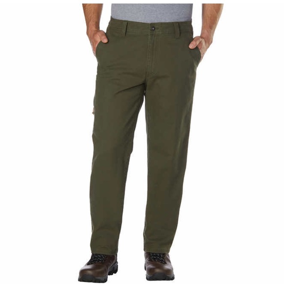 GH BASS Men’s Canvas Pant, Green - Picture 2 of 6